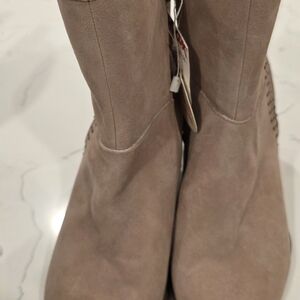 Lucky Brand Women's Taupe Heeled Boots